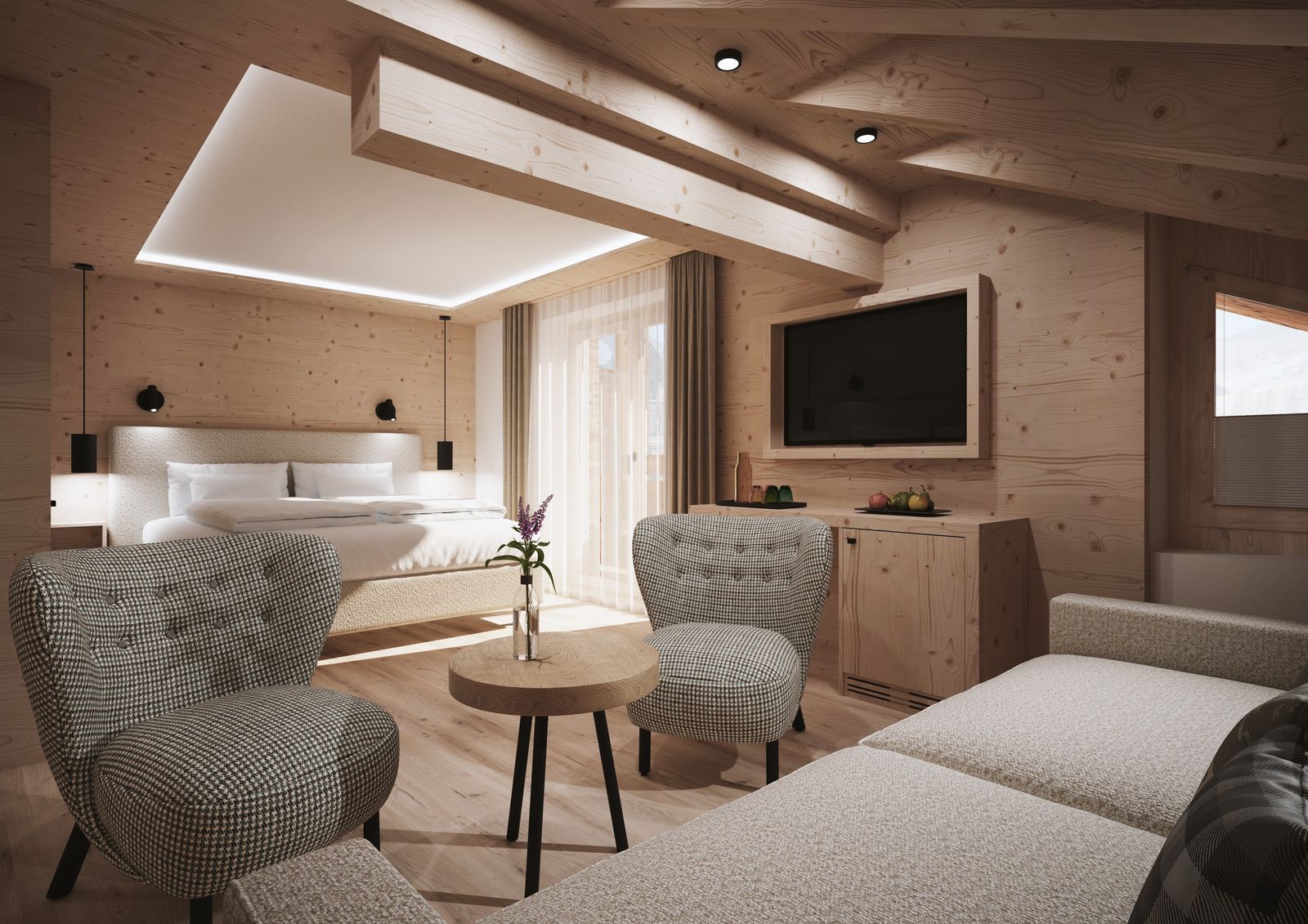 Turmsuite 55 | 2-Raum image 1 - Gorfion Familienhotel Liechtenstein