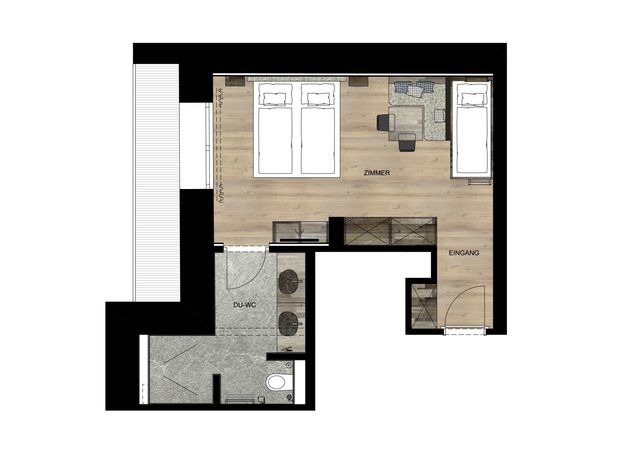 Family room 30 | 1-room thumbnail 5 - Gorfion Familienhotel Liechtenstein