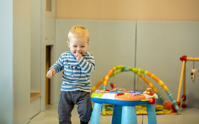 Kinderspielzimmer neben dem Restaurant