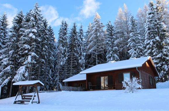 Winter, Langhans Hütte 1, St. Gertraud - Lavanttal, Kärnten, Carinthia , Austria