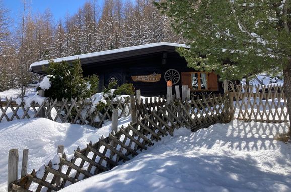 Winter, Bergkristall Hütte, St. Sigmund im Sellrain, Tirol, Tirol, Österreich