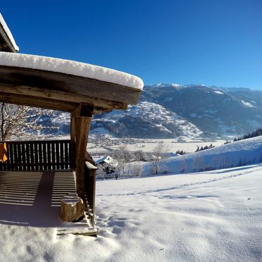 Winter, Waldhütte, Kaltenbach im Zillertal, Tirol, Tirol, Österreich