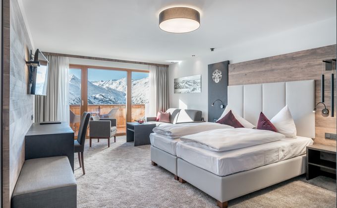 Hotel Room: Double room | Gletscherblick - Ski & Wellnessresort Hotel Riml