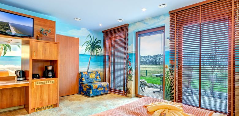 Wellnesssuite - Meereslagune mit Terrasse