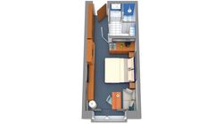 1- Raum Apartment mit französischem Balkon : #bild-2