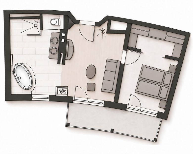 Nicht daheim und doch zuhaus               Wellness & Naturresort Reischlhof: Zimmertyp S - Sternensuite image #10