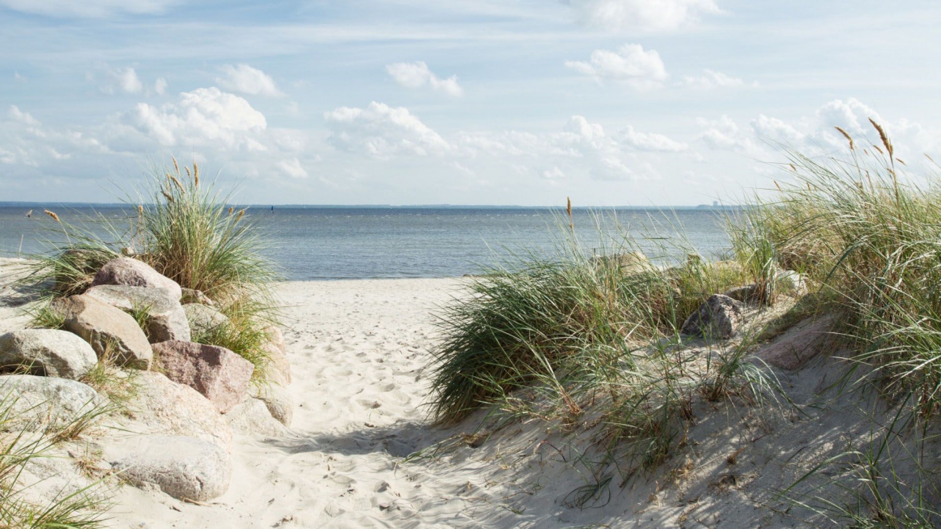 Schöne Dünen und eine herrliche Strandpromenade können Sie im Familotel Strandkind genießen.