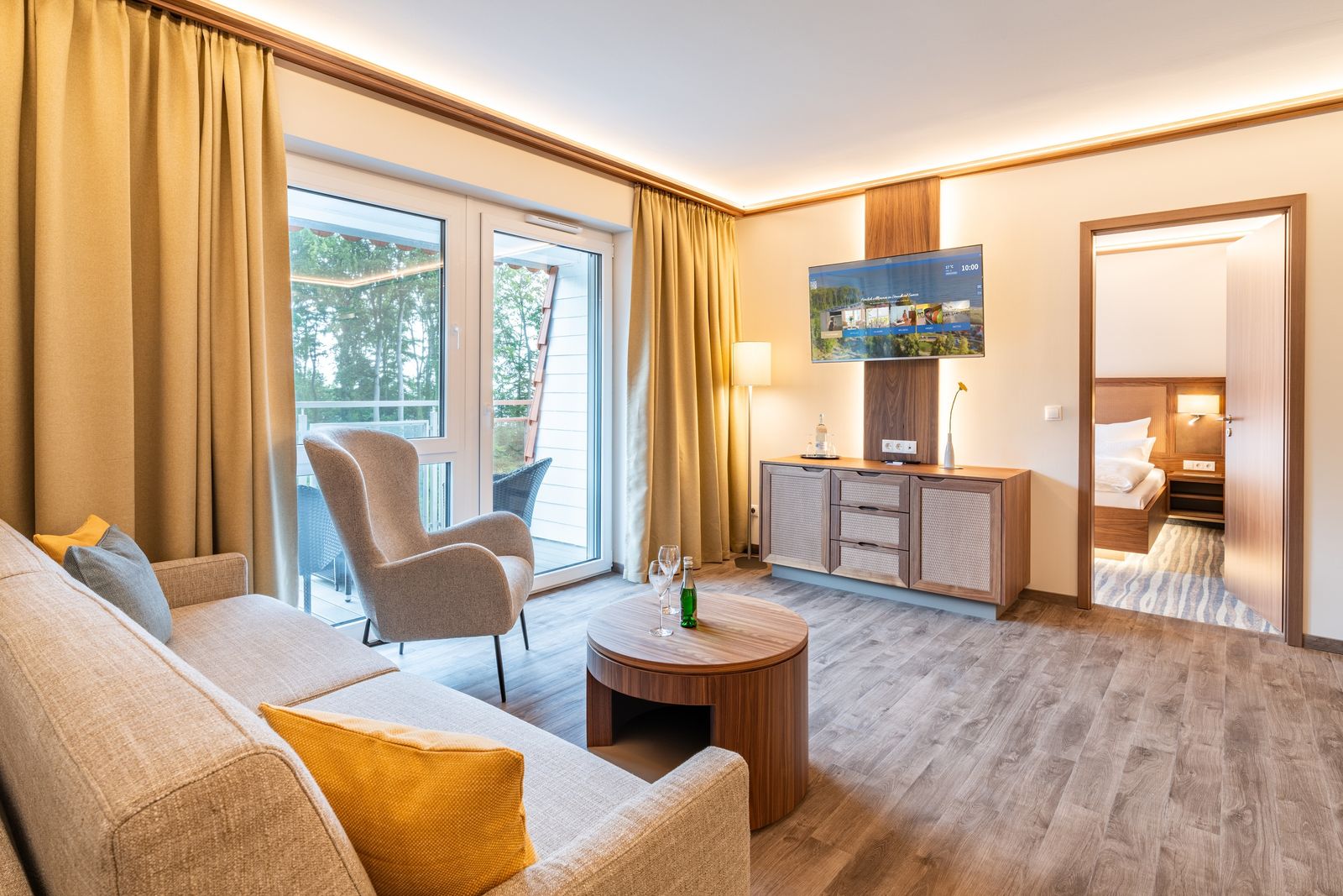 Familiensuite mit Balkon image 10 - Strandhotel Seerose