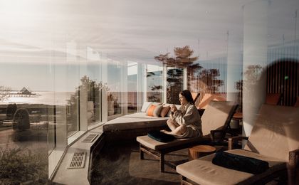 Strandhotel Ostseeblick in Seebad Heringsdorf, Usedom, Mecklenburg-Vorpommern, Deutschland - Bild #3