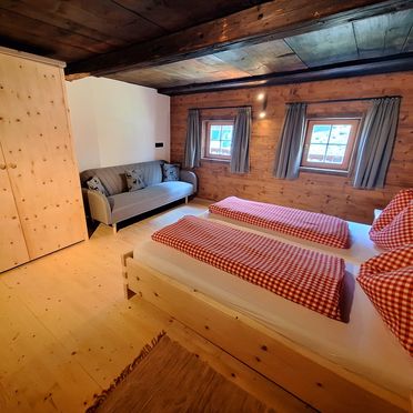 Bedroom, Almhütte Raneburg, Matrei in Osttirol, Osttirol, Tyrol, Austria