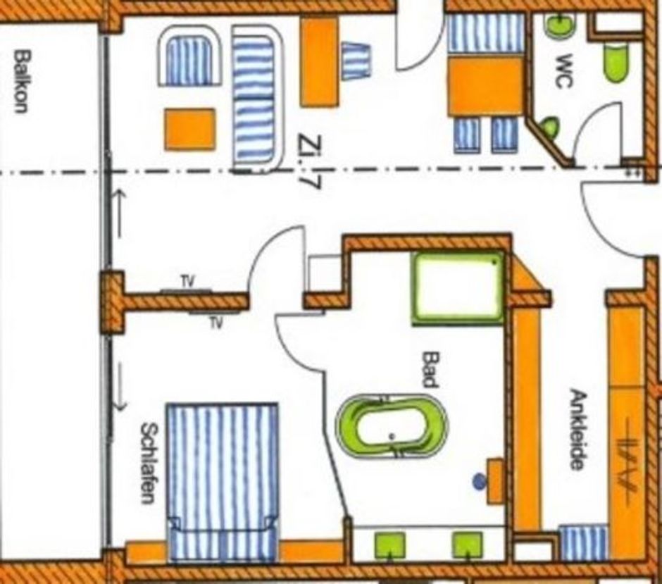 Suite "Bergblick" mit Südbalkon oder Terrasse - #4