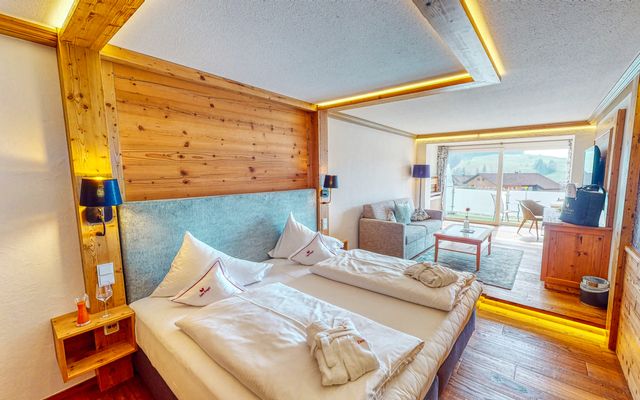 Hotel Zimmer: großes Doppelzimmer "Landleben" mit Süd-Westbalkon - Dein Engel