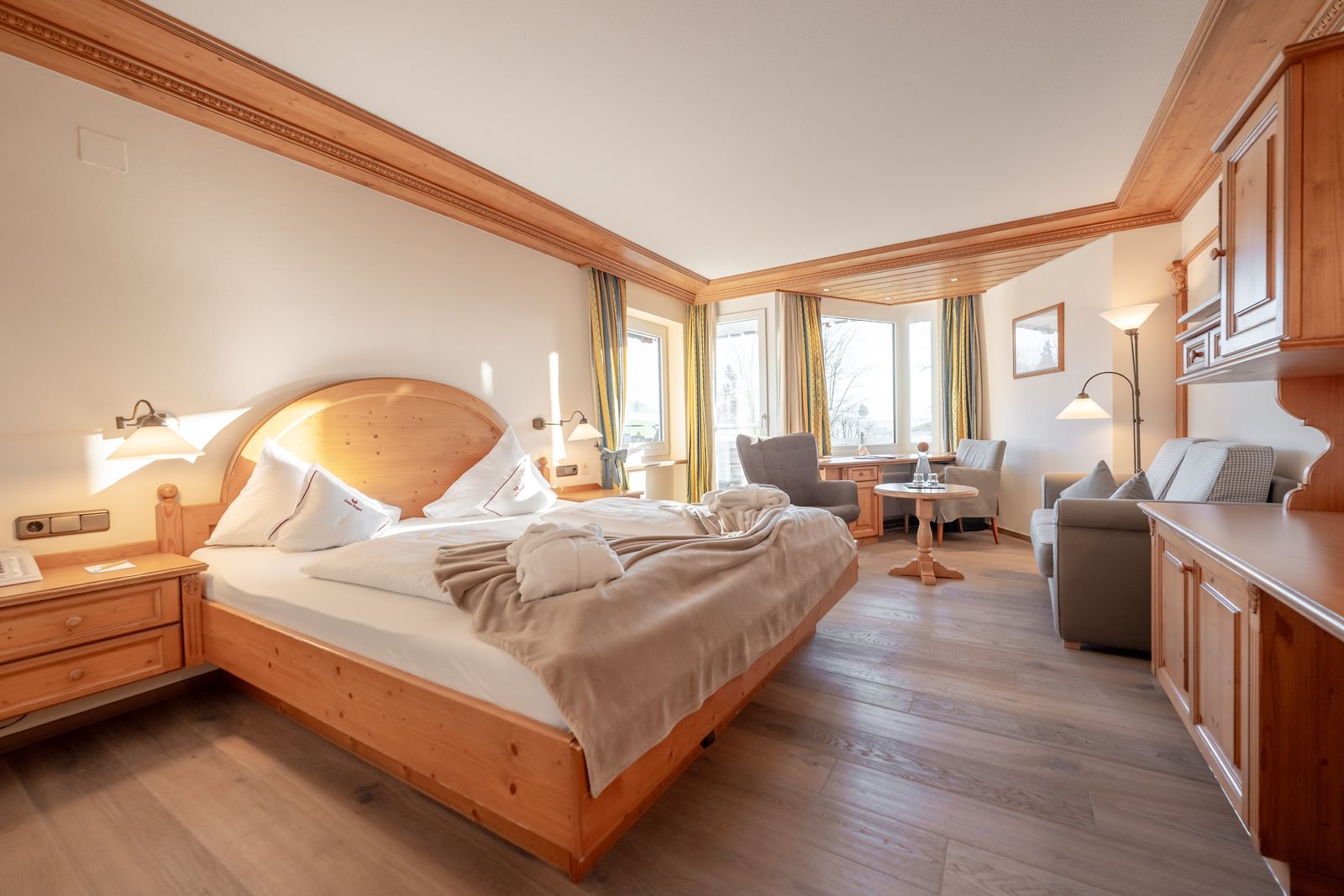 Double room "Gartenblick" with south facing corner balcony - #1