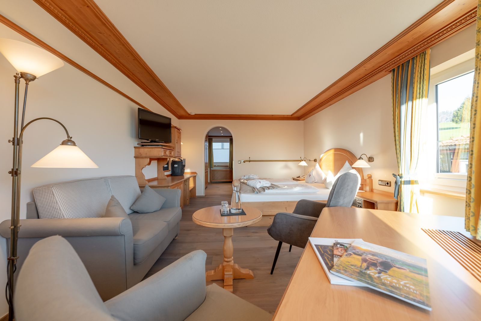 Double room "Gartenblick" with south facing corner balcony - #3