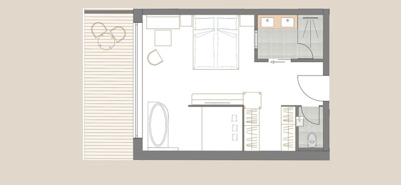 Natur- & Wellnesshotel Brunner Hof 4****S: naturWohlfühlzimmer "Liebesnest" 44 m² image #10