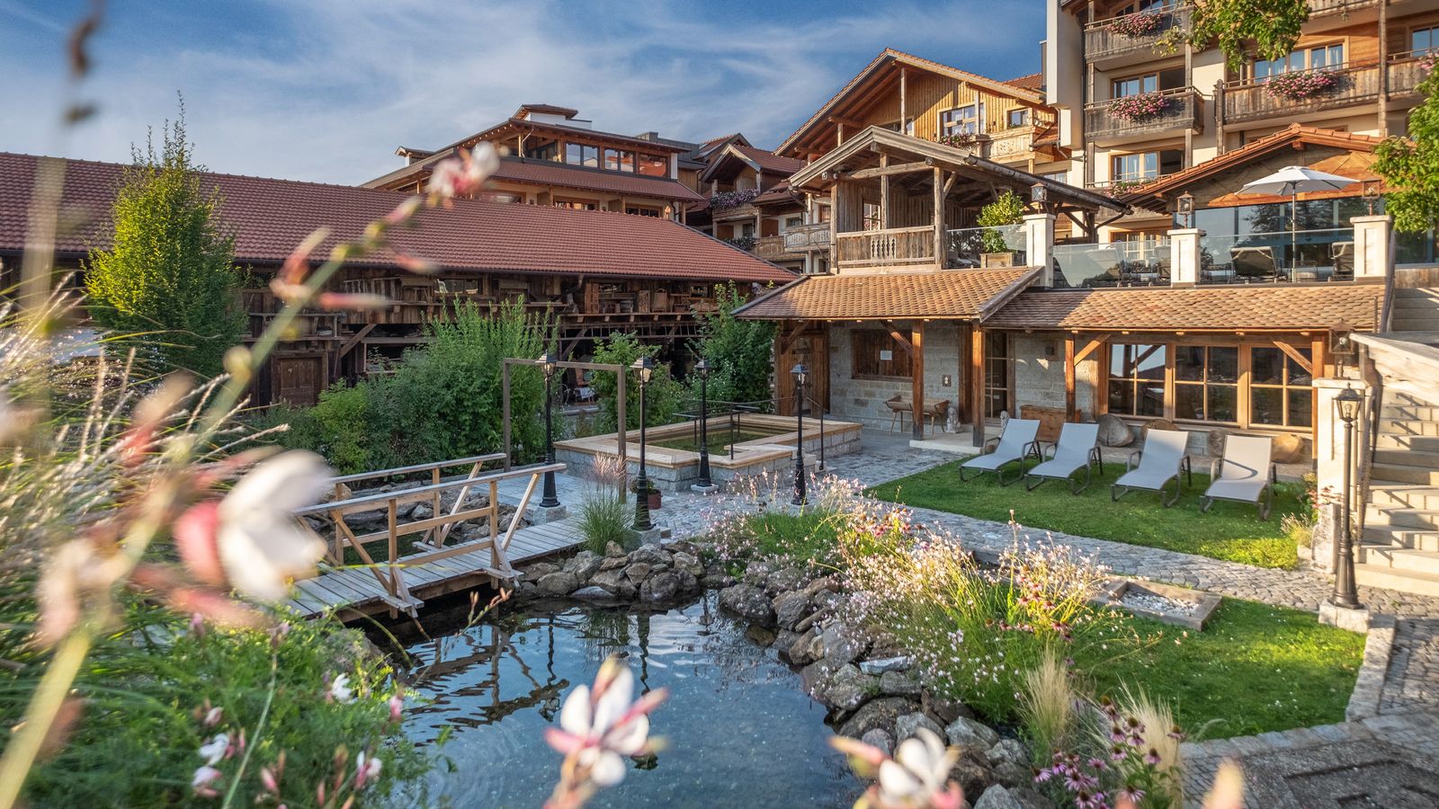 Wellnesshotel Brunner Hof Bayerischer Wald Wellnessgarten