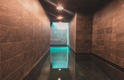 BIO HOTEL Blasla Hof: Schwimmgrotte - Blasla Hof, Gsies, Pustertal, Trentino-Südtirol, Italien