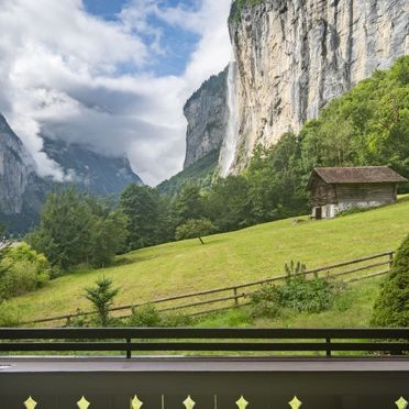 Außen Sommer 5, Chalet am Schärm, Lauterbrunnen, Berner Oberland, Bern, Schweiz