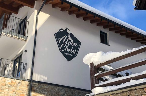 Außen Winter 21, Chalet Montafon in Gaschurn, Gaschurn, Montafon, Vorarlberg, Österreich