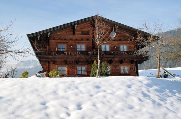 Außen Winter 17 - Hauptbild, Ferienhütte Marianne in Oberbayern, Reit im Winkl, Oberbayern, Bayern, Deutschland