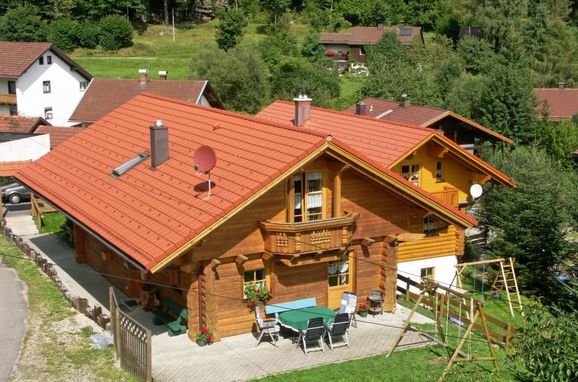 Außen Sommer 1 - Hauptbild, Ferienhütte Schachtenbach im Bayerischen Wald, Bayerisch Eisenstein, Bayerischer Wald, Bayern, Deutschland