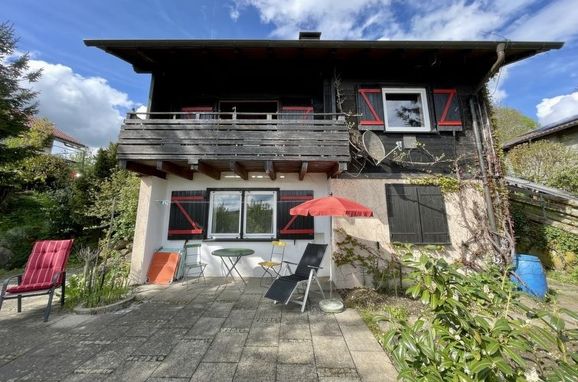 Außen Sommer 1 - Hauptbild, Ferienhütte Alpenblick am Bodensee, Illmensee, Bodensee, Baden-Württemberg, Deutschland