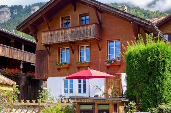 Außen Sommer 1 - Hauptbild, Ferienchalet Hüsli, Brienzwiler, Berner Oberland, Bern, Schweiz