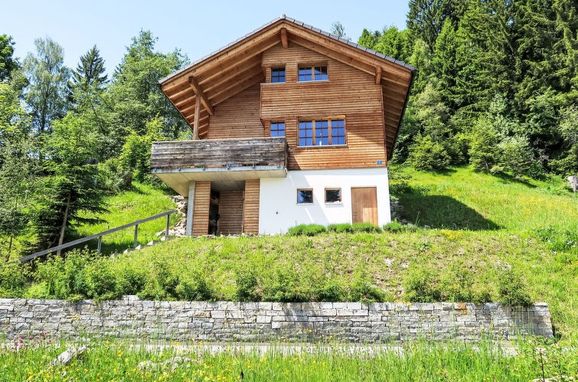 Außen Sommer 1 - Hauptbild, Chalet Börtji, Furna, Prättigau, Graubünden, Schweiz