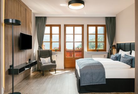 Hotel Zimmer: Hotel-Doppelzimmer Seeblick - MONDI Hotel & Appartements am Grundlsee