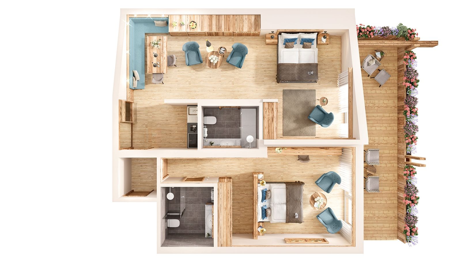 Penthouse Suite image 12 - MONDI Hotel Tscherms