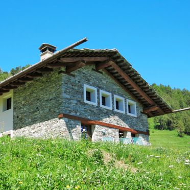 Außen Sommer 2, Chalet Casot Brusa, Sampeyre, Piemont, Piemont, Italien