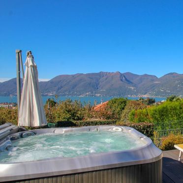 Außen Sommer 5, Rustico Adelina, Luino, Lago Maggiore, Lombardei, Italien