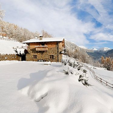 Außen Winter 17, Chalet Anna, Grosotto, Lombardei, Lombardei, Italien