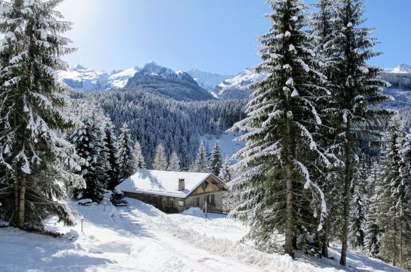 Außen Winter 31 - Hauptbild, Chalet Baita El Deroch, Predazzo, Dolomiten, Trentino-Südtirol, Italien
