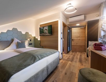 360° Glück | 4,5 Sterne Landrefugium Obermüller: Einzelzimmer Glücksnest