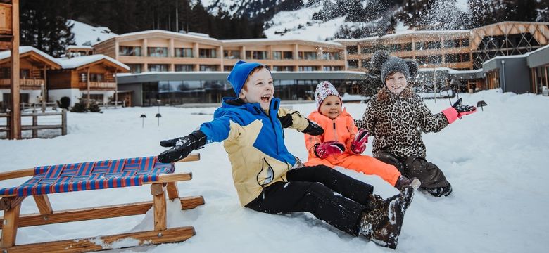 Feuerstein Nature Family Resort: The first snow