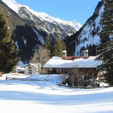 Außen Winter 37, Jagdhütte Fürstenhaus im Zillertal, Ginzling, Zillertal, Tirol, Österreich