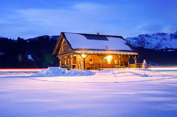 Außen Winter 23 - Hauptbild, Blockhütte Steiner, Stein an der Enns, Steiermark, Steiermark, Österreich