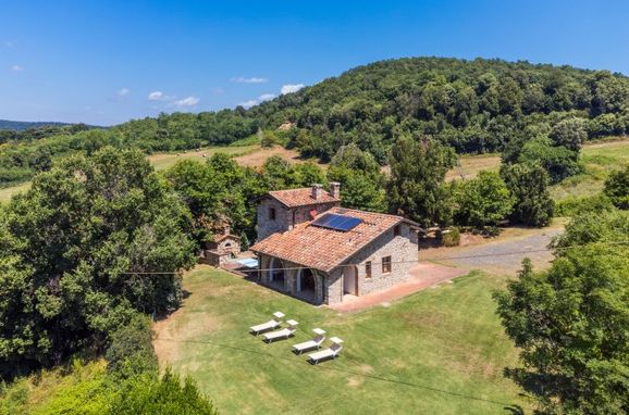 Außen Sommer 1 - Hauptbild, Casa le Fonte, Roccastrada, Maremma Binnenland, Toskana, Italien