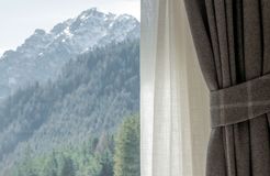 BIO HOTEL Aqua Bad Cortina: Blick aus dem Fenster - Aqua Bad Cortina, Sankt Vigil in Enneberg, Dolomiten, Trentino-Südtirol, Italien