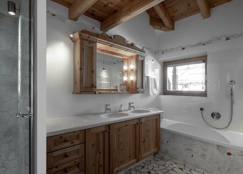 Zirbel Chalet-Suite (7/9) - Aqua Bad Cortina