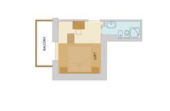 Mulit-Bed Room Classic – with 3 beds on mezzanine floor (2/2) - Aqua Bad Cortina