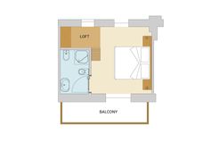Multi-Bed Room Special – with 3 beds on mezzanine floor (3/3) - Aqua Bad Cortina