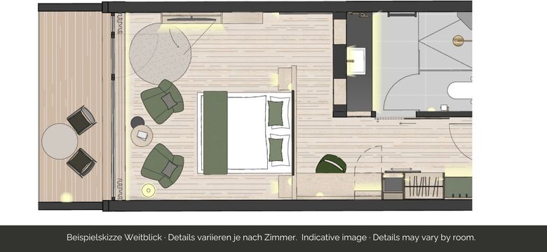 Hotel Kronelamm im Schwarzwald: Königreich-Suite with two separate bed rooms image #4