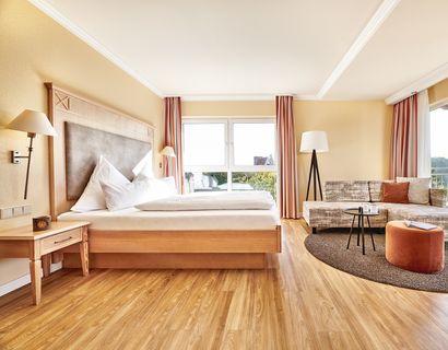 Hotel Kronelamm im Schwarzwald: Deluxe double room Katharinenplaisir