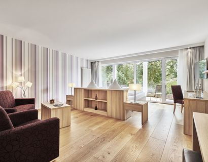 Hotel Kronelamm im Schwarzwald: Traumbett-Juniorsuite im Haupthaus