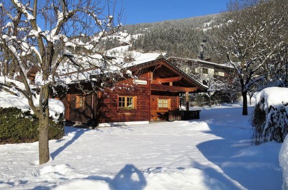 Außen Winter 23 - Hauptbild, Blockhütte Heisenhaus, Mayrhofen, Ramsau/Hippach, Tirol, Österreich
