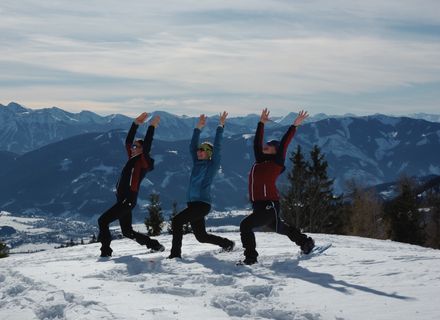 Angebot: Mit Schneeschuhen & Yoga fit durch den Winter mit Rita Zwettler - die HOCHKÖNIGIN Mountain Resort