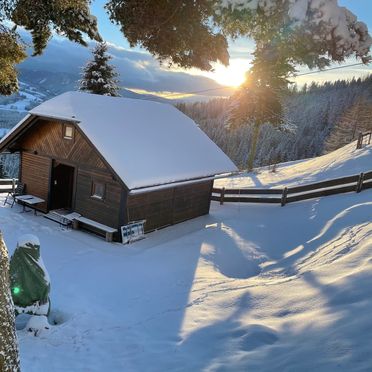 Winter, Kalchbauer Hütte, Obdach, Steiermark, Steiermark, Österreich