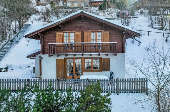 Außen Winter 21, Chalet Joseva, Nendaz, Wallis, Wallis, Schweiz